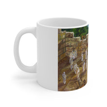 Load image into Gallery viewer, "Building Beit Hamikdash Ezra Nechemia" Mug 11oz