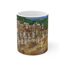 Load image into Gallery viewer, "Building Beit Hamikdash Ezra Nechemia" Mug 11oz