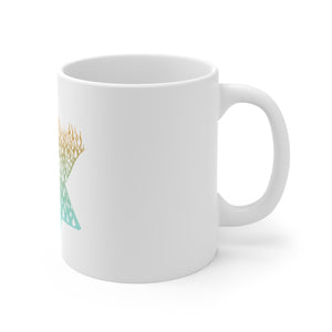 "Fire Water" White Mug 11oz