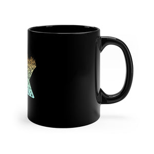 "Fire Water" Black mug 11oz